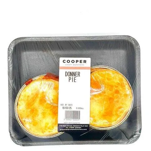 LOCAL: COOPER DONNER PIE 2PK 0.399KG
