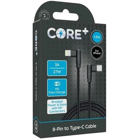 Core+ 8pin Braided Cable 1.5m