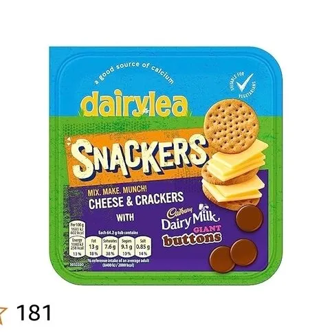Dairylea Snackers Buttons 57.5G