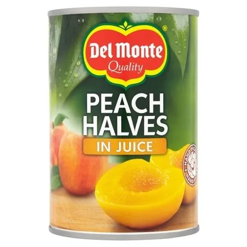 Del Monte - Peach Halves in Juice, 415g