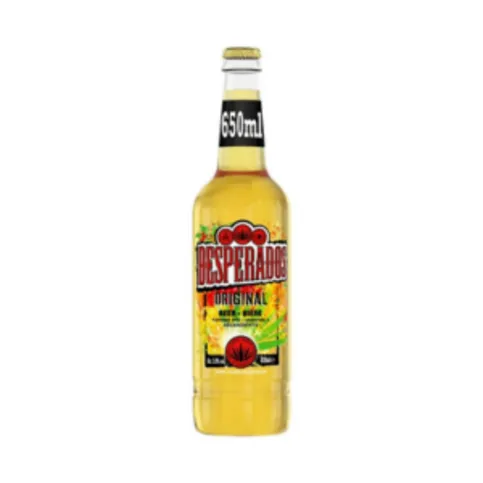 Desperados Tequila Flavoured Lager Beer Bottle 650ml