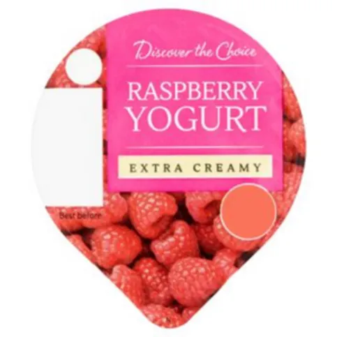 Discover The Choice Fat Free Raspberry Yoghurt 150g