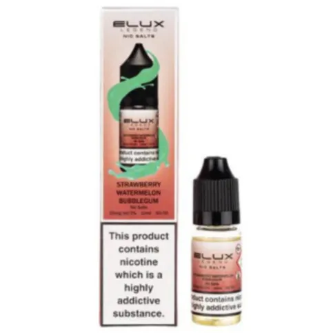 Elux Salts Strawberry Watermelon Bubblegum 10mg