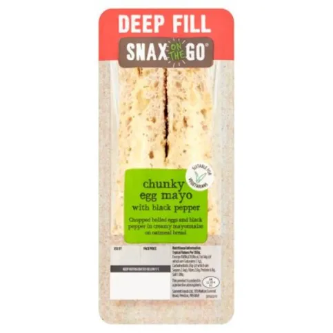 Fast Snax Egg Mayo Sandwich 140g