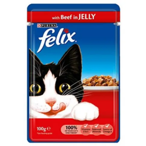 Felix As Good As It Looks Beef In Jelly 100g