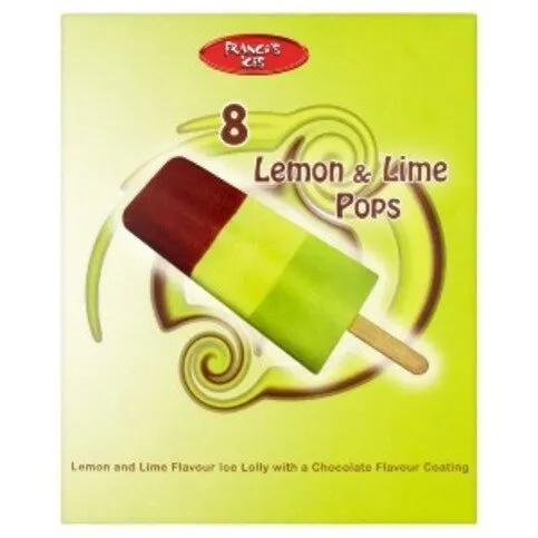Francos Lemon & Lime Pops 8-Pack