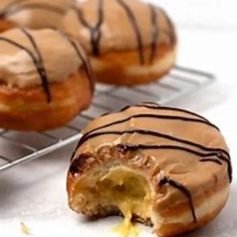 Custard Fudge Donut