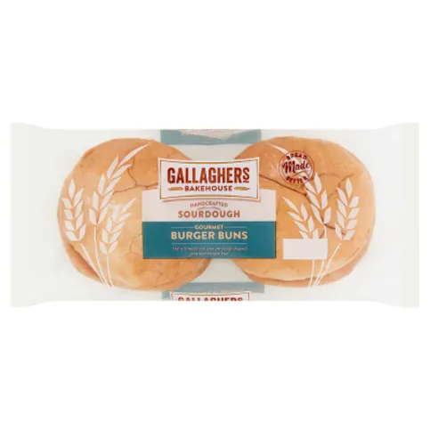 Gallagahers Large Burger Buns 4pk