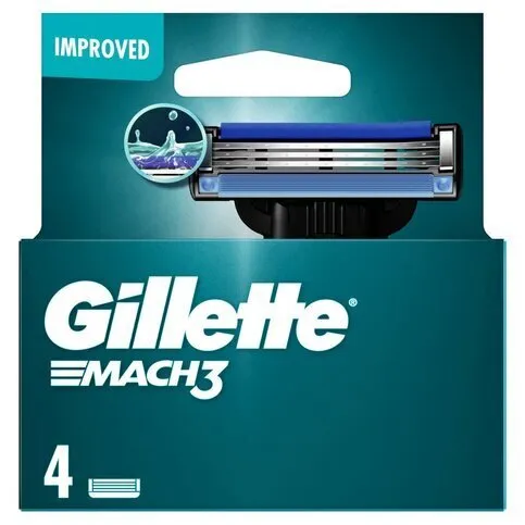 Gillette - Mach3 Razor Blades, x4