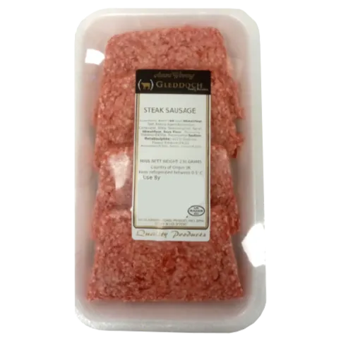 Gleddoch Steak Sausage Slice 4pk
