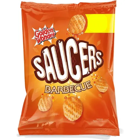 Golden Wonder Barbecue Saucers 65g
