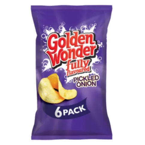 Golden Wonder Pickled Onion x6 pack