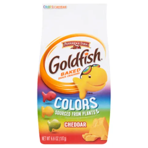 Goldfish Baked Snack Crackers Cheddar 187g
