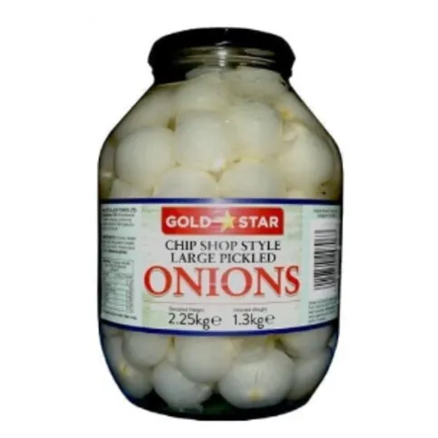Gold star chip shop style pickled onions 2.25kg