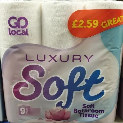 Go Local Soft Toilet Tissue 9 Rolls