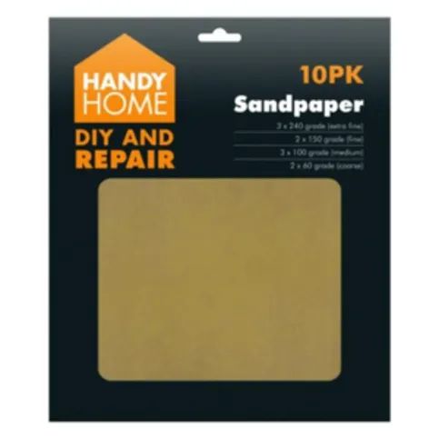 Handy Home Sandpaper 10 Pack