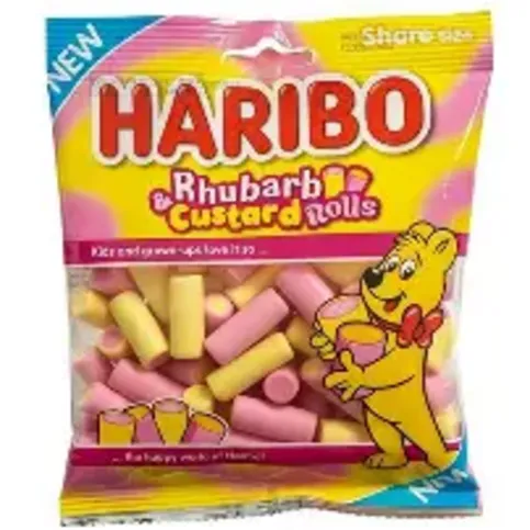 Haribo Rhubarb & Custard Rolls