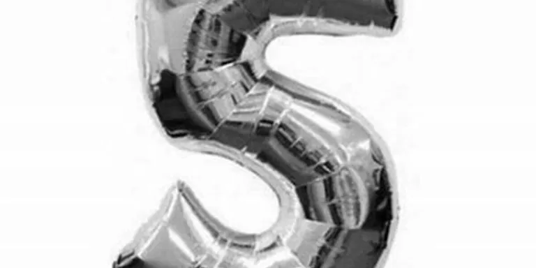 Helium Balloon No 5 (Inflated, String, Weight)
