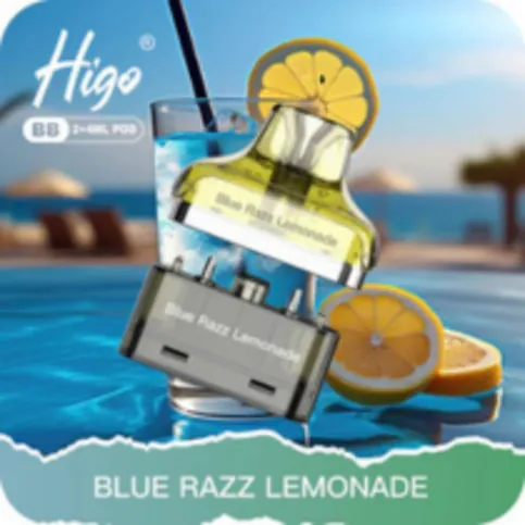 Higo BB 4000 Blue Razz Lemonade POD