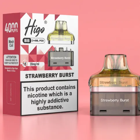 Higo BB4000 Pod - Strawberry Burst