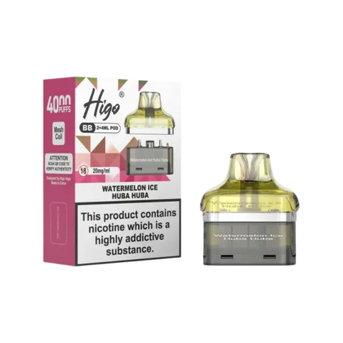 Higo BB 4K Puffs Pod Kit - Watermelon ice Huba Huba