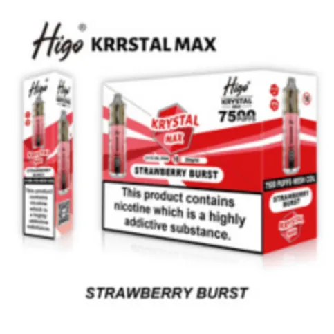 Higo Krystal Max 7500 Strawberry Burst STARTER KIT