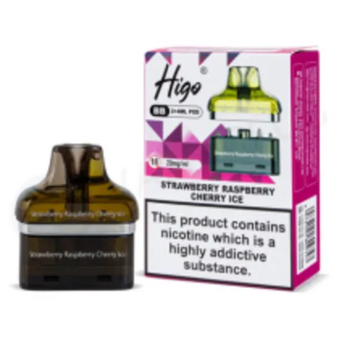 Higo Pods - Strawberry Raspberry Cherry Ice