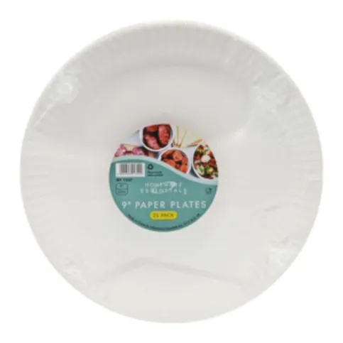 Home Essentials Paper Plate 25 Pack
