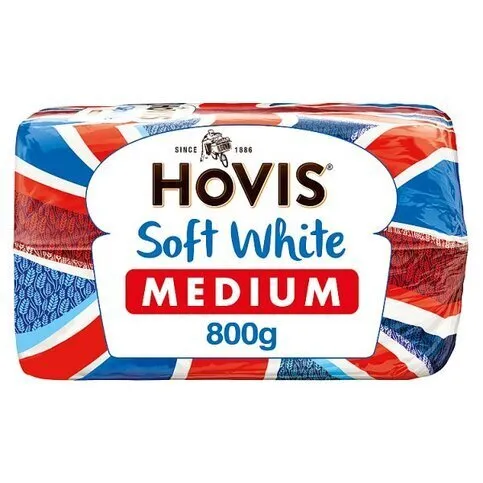 BREAD: HOVIS SOFT WHITE MEDIUM 800G