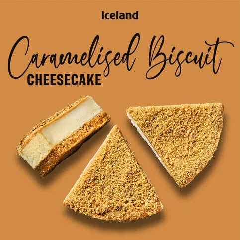 Iceland 380g Caramelised Biscuit Cheesecake 380g