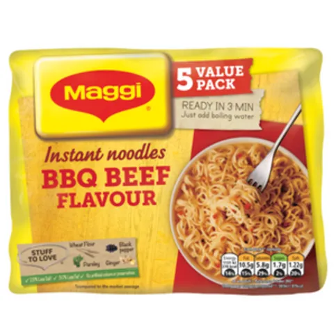 Instant Noodles BBQ Beef 5 x 59g
