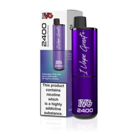 IVG 2400 Puff Blackcurrant Menthol