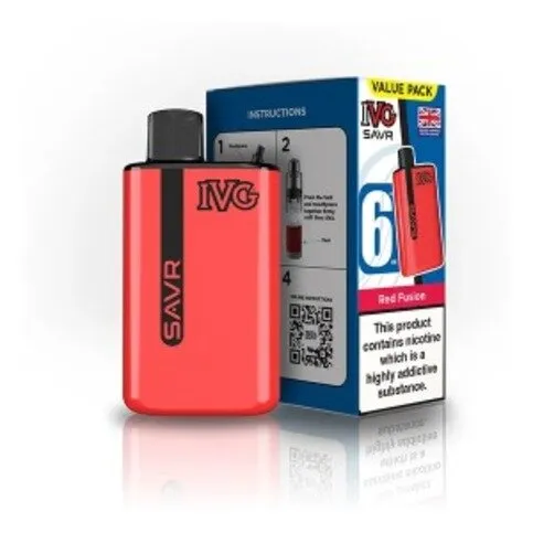 Ivg Savr Red Fusion 3000 Puffs