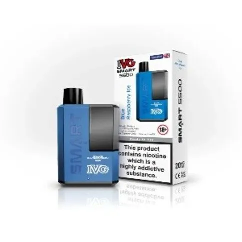 Ivg Smart 5500 Blue Raspberry Ice 20mg