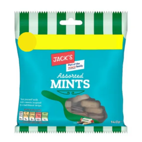 Jack's Assorted Mints 140g