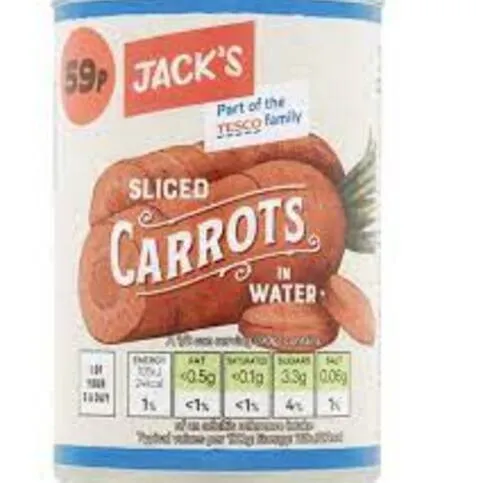 Jack's Baby Carrots In Water 300g