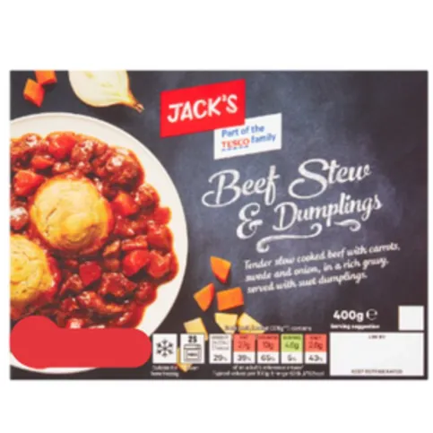 Jacks Beef Stew & Dumplings 400g