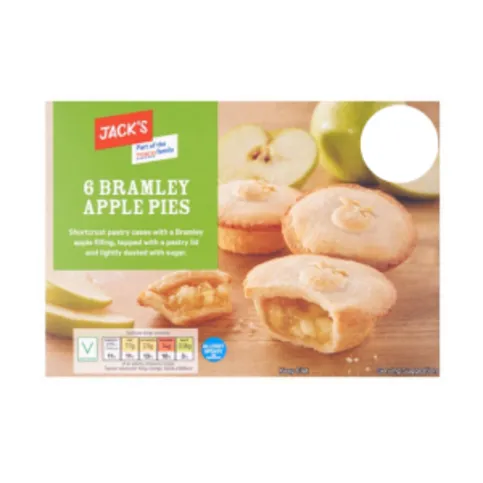 Jack's Bramley Apple Pies 6 Pack