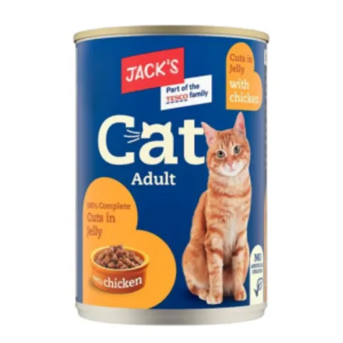 Jack's Cat Adult Cuts in jelly with Chicken 415g