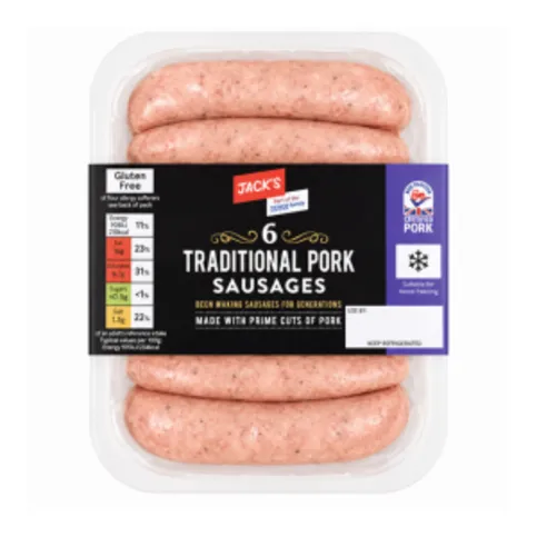 Jack's Premium Pork Sausages 400g