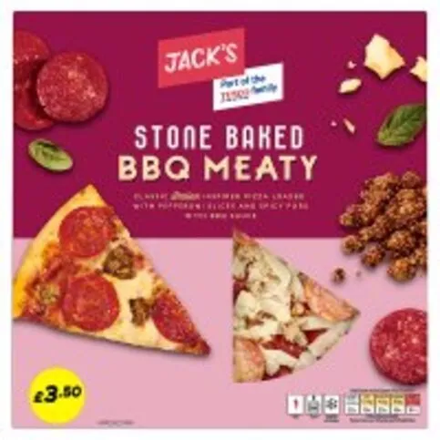 Jack's Stone Baked BBQ Meaty 338g
