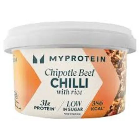 Kirstys Myprotein Chipotle Beef With Rice