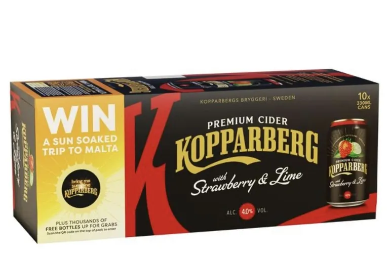 Kopparberg strawberry & lime 10pk