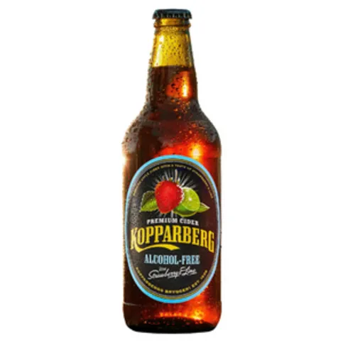 Kopparberg Premium Cider Alcohol-Free with Strawberry & Lime 500ml