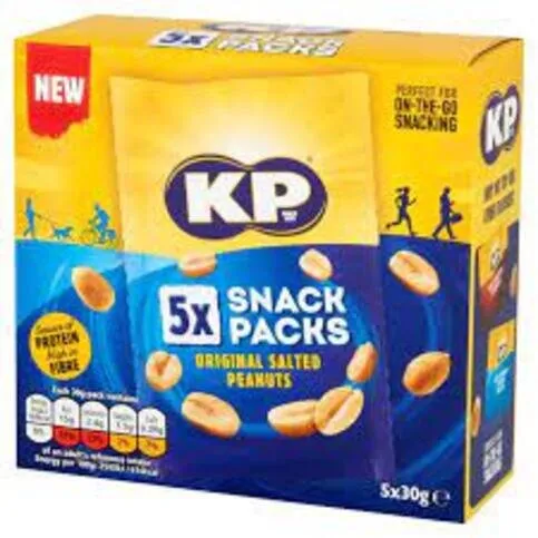KP Salted Peanuts Multipack 5 Pack