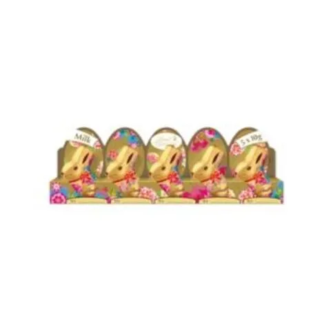 Lindt Gold Bunny Floral Design Milk Chocolate 50g