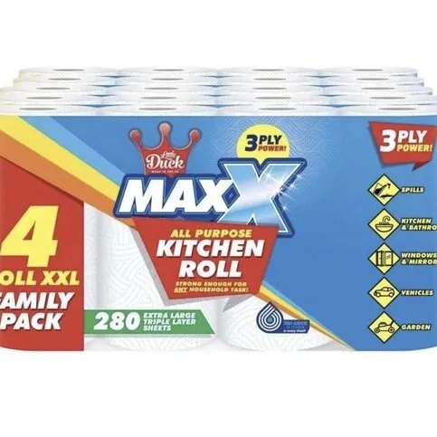Little Duck Maxx Kitchen Roll Extra Strong 4 Pack XXL
