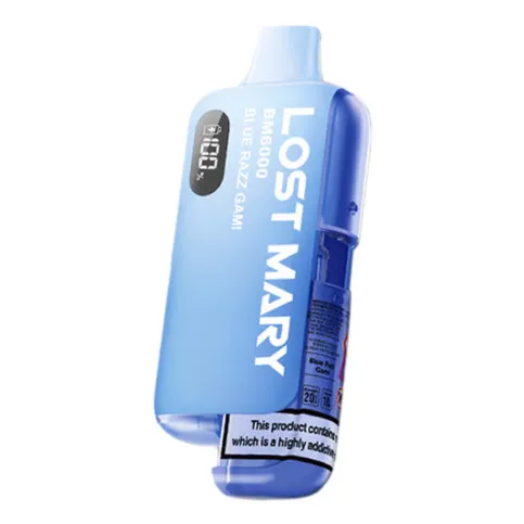 Lost Mary BM6000 Disposable Vape Kit Blue Razz Gami