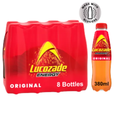 LUCOZADE ENERGY ORIGINAL 8PK (8X380ML)