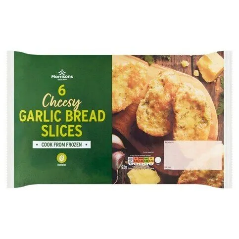 Morrisons Cheesy Garlic Bread Slices 6 Pack